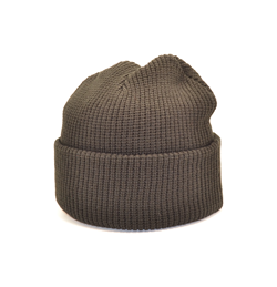 CUFFIA RIBBED PIGEON BLACK 